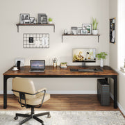 78.7-Inch Extra Long Computer Desk 2 Person Desk Double Desk for Home Office