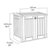 Large Keter Store Garden Lockable Storage Box XL Shed Outside Bike Bin Tools