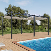 Outdoor Pergola Awning Gazebo Canopy Furniture Barbecue Party Garden Shelter