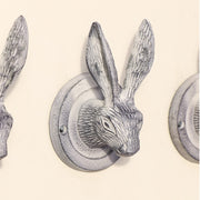 Set 3 rabbit hare head wall hooks coat bag storage kitchen bathroom hall storage