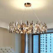 Luxury Crystal LED Chandeliers,Modern Crystal Ceiling Light for Dining Room