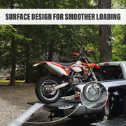VEHICLE LOADING RAMP HEAVY DUTY 400KG CAPACITY FOLDING MOTORBIKE BIKE ACCESS