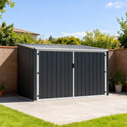 Outdoor Lockable Bicycle Shed Bike Storage Tools Box Garden 4 3 Bicycles Parking