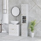 Bathroom Cabinet Cupboard Tall Free Standing Tallboy Storage Furniture 1700mm