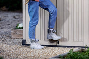 Large Keter MIDI Garden 880L Storage Box Beige Shed Outside Store Bike Bin Tool