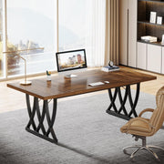 70.86'' Modern Executive Desk Rectangle Office Computer Desk Study Writing Table