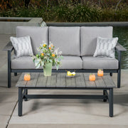 Sunvilla Citadel 4 Piece Deep Seating Garden Furniture Set Outdoor Patio Sofa