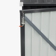 10 x 7ft Metal Garden Shed Apex Roof Outdoor Storage Sheds Tool House Lockable