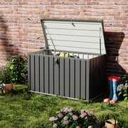 Extra Large 400Ltr Garden Cushion Storage Box Waterproof Patio Deck Chest w/ Lid