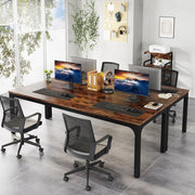 78.7-Inch Extra Long Computer Desk 2 Person Desk Double Desk for Home Office