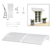 Door Canopy Awning Shelter Front Back Porch Shade Patio Roof Rain Cover Balcony