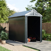 4 x 8FT Garden Storage Shelter Bike Shed Log Store Motorbike Moped Scooter Cover