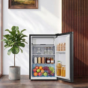 63L Under Counter Fridge Freezer Freestanding Drinks Cooler Low Noise Home Hotel