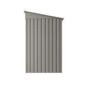 6 x 4FT Metal Garden Shed Galvanised Outdoor Storage Shed with Foundation Kit
