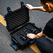 Heavy Duty Hard Rolling Tool Trolley Case with Wheels & Waterproof Camera Storag