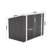 Lockable Bike Shed Bicycle Tool Storage House Outdoor Garden Garbage Bin Shed
