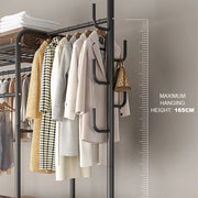 Clothes Rail 120KG Load Clothes Rack Shelfs Shoe Rack Display Stand Heavy Duty