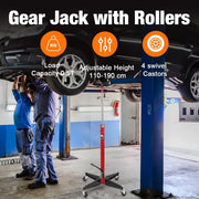 Transmission Jack 0.5T Heavy Duty Hydraulic Gearbox Auto Part Lifter Hoist Stand