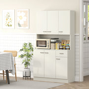 Freestanding Kitchen Cupboard, Storage Cabinet with Doors Refurbished