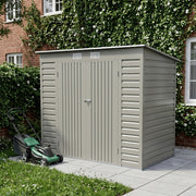 8 x 4ft Garden Storage Shed Double Door Pent Roof for Patio Backyard Bike Tool