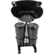 Portable Hairdressing Backwash Mobile Shampoo Basin Sink Salon Wash Hair Bowl UK