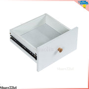 Dressing Table White Vanity Set Makeup Desk with Stool Mirror 6Drawer LED Lights