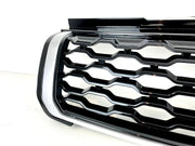 Front Grille Dynamic Style Black Gloss Silver Fits Range Rover Evoque 2011-2019