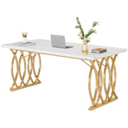 Tribesigns Executive Desk, Modern Large Office Computer Desk Conference Table