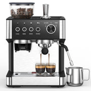 15 Bar Automatic Bean-to-Cup Coffee Machine Built-in Grinder 58mm Coffee Maker