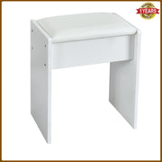 Dressing Table With Led Mirror 4 Drawers Vanity Makeup Desk Stool Set White