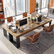 200 cm Industrial 2 Person Desk Double Office Computer Desk Sturdy Writing Desk