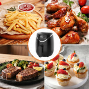 2.8L Mini Air Fryer 800W Low Fat Oil free Healthy Oven Frying Kitchen Cooker