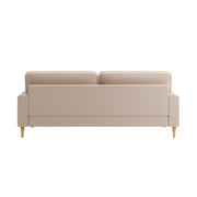 Beige Woven Fabric 4 Seater Sofa - Payton SOF214