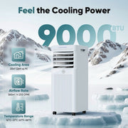 KGOGO Air Conditioning Unit 9000 BTU Portable Air Conditioner with 4 In 1 ❄️⭐❄️