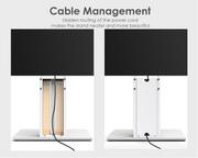 FITUEYES Zen Series TV SALE! Floor Stand 55-88 Inch Height Adjustable Beech Wood