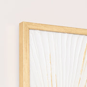 Extra Large Gold Ginkgo Textured Wall Art - 55cm x 80cm