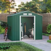 Metal Shed Outdoor Garden Storage 7x4 - 11x14 Apex Roof Galvanised Steel Ranger