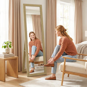 Full Length Mirror 37 x 157 cm Hanging and Freestanding Tall Mirror Refurbished