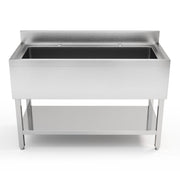Commercial Sink Kitchen Stainless Steel Single Bowl Catering Hand Wash & Shelf