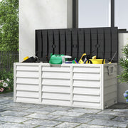 Large Outdoor Storage Box Garden Patio Plastic Chest Lid Container Multibox Shed