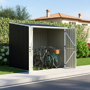 Outdoor Lockable Bicycle Shed Bike Storage Tools Box Garden 4 3 Bicycles Parking