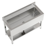 Commercial Sink Kitchen Stainless Steel Single Bowl Catering Hand Wash & Shelf