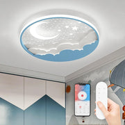 Ceiling Light Creative Decorative Living Room Ceiling Light with Remote Control