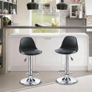 2PCS Bar Stools Adjustable Breakfast Swivel Gas Lift Chair Kitchen Cafe Pub Tool