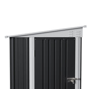 4 x 6FT Metal Garden Shed Outdoor Storage House Tool Sheds with Door and Vents