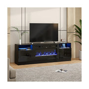 Fireplace TV Stand Metro Lane 178cm Wide with Closed Media Storage