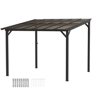 Pergola Kit Gazebo with UPF 50+ and Waterproof Polycarbonate Roof
