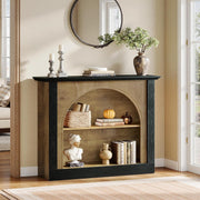 3-Tier Modern Console Table 43.3-Inch Entryway Table with Storage for Hallway