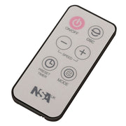 NSA Bladeless Column Tower Fan Remote Control 32 Speed Black 111cm Oscillating
