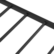 3FT Single Bed Frame !SALE! Metal Upholstered Headboard Brown Black Modern